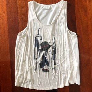 A&F Graphic Tank Top Size M